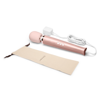 Plug-In Vibrating Massager - Rose Gold – Rechargeable, Discreet, Intimate Wellness Accessory – Quiet, Rechargeable, Waterproof, Couples & Solo Use, Discreet Intimate Wellness Accessory