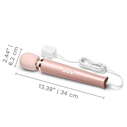 Plug-In Vibrating Massager - Rose Gold – Rechargeable, Discreet, Intimate Wellness Accessory – Quiet, Rechargeable, Waterproof, Couples & Solo Use, Discreet Intimate Wellness Accessory