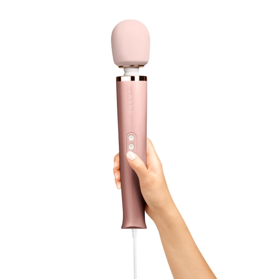 Plug-In Vibrating Massager - Rose Gold – Rechargeable, Discreet, Intimate Wellness Accessory – Quiet, Rechargeable, Waterproof, Couples & Solo Use, Discreet Intimate Wellness Accessory
