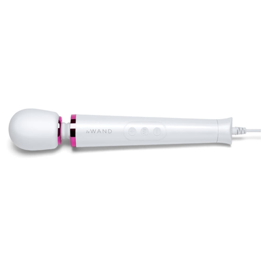 Powerful Petite Plug-In Massager - White – Rechargeable, Discreet, Intimate Wellness Accessory – Quiet, Rechargeable, Waterproof, Couples & Solo Use, Discreet Intimate Wellness Accessory