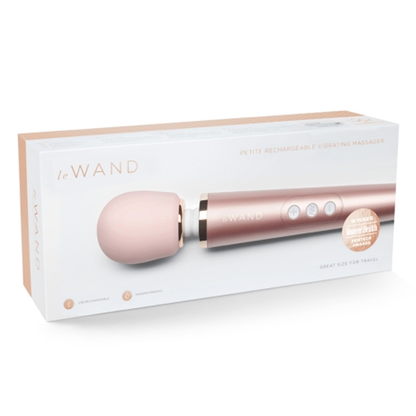 Petite Rechargeable Massager - Rose Gold – Rechargeable, Discreet, Intimate Wellness Accessory – Quiet, Rechargeable, Waterproof, Couples & Solo Use, Discreet Intimate Wellness Accessory