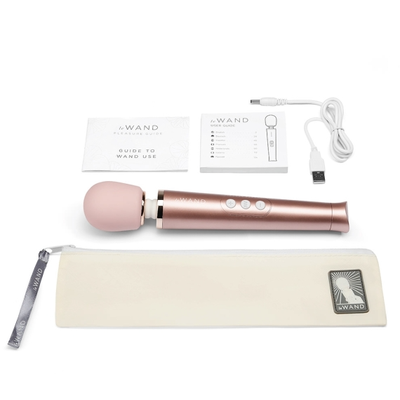 Petite Rechargeable Massager - Rose Gold – Rechargeable, Discreet, Intimate Wellness Accessory – Quiet, Rechargeable, Waterproof, Couples & Solo Use, Discreet Intimate Wellness Accessory