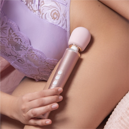 Petite Rechargeable Massager - Rose Gold – Rechargeable, Discreet, Intimate Wellness Accessory – Quiet, Rechargeable, Waterproof, Couples & Solo Use, Discreet Intimate Wellness Accessory