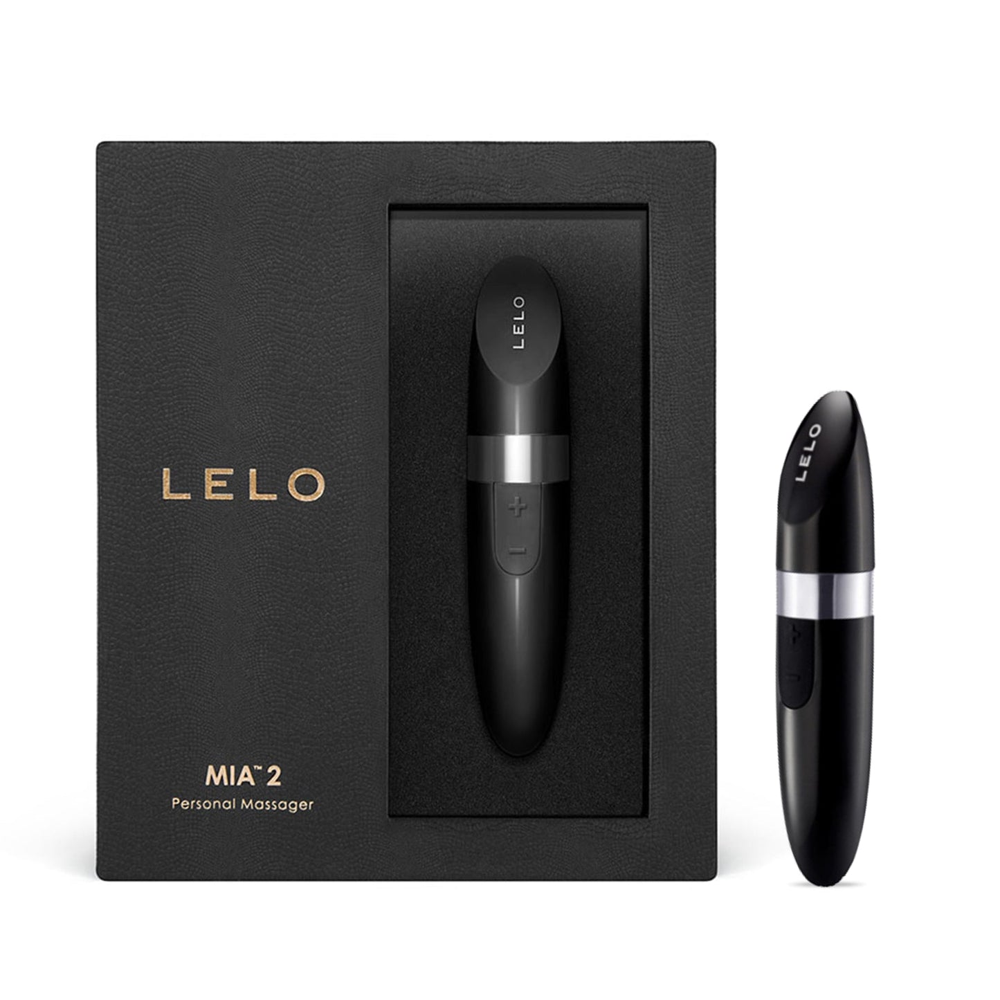 Mia 2 Black – Rechargeable, Discreet, Intimate Wellness Accessory – Quiet, Rechargeable, Waterproof, Couples & Solo Use, Discreet Intimate Wellness Accessory