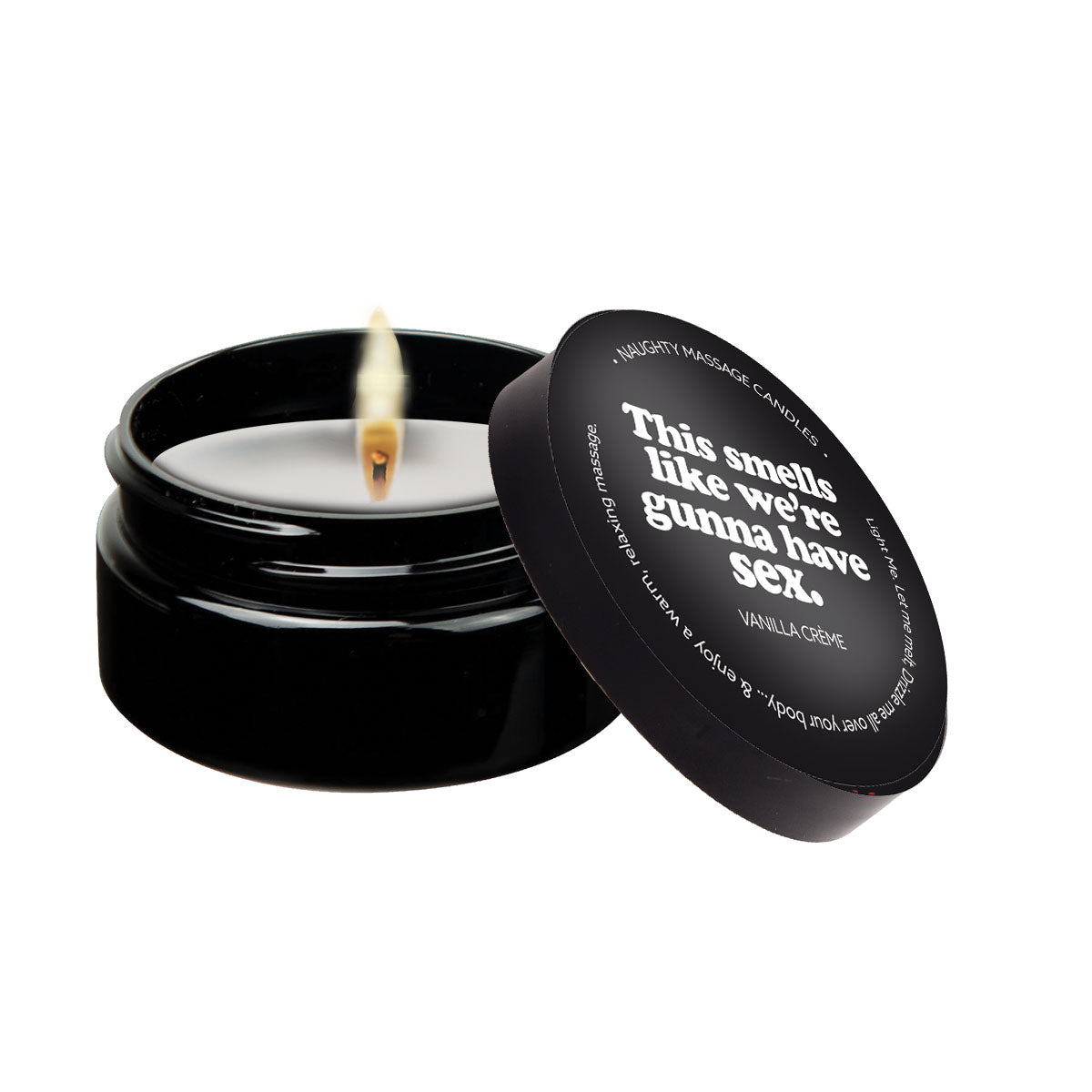 This Smells Like We're Gunna Have intimacy - Naughty Mini Massage Candle – Rechargeable, Discreet, Intimate Wellness Accessory – Quiet, Rechargeable, Waterproof, Couples & Solo Use, Discreet Intimate Wellness Accessory