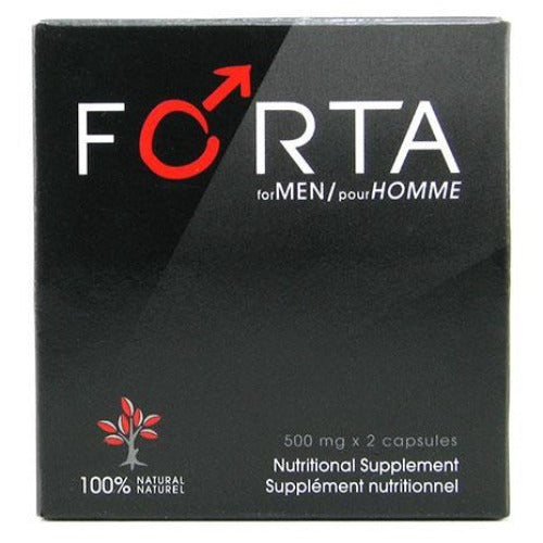 Forta Men's 2 pk – Rechargeable, Discreet, Intimate Wellness Accessory – Quiet, Rechargeable, Waterproof, Couples & Solo Use, Discreet Intimate Wellness Accessory