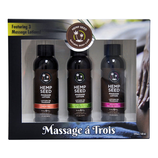 Massage-a-Trois Gift Set – Rechargeable, Discreet, Intimate Wellness Accessory – Quiet, Rechargeable, Waterproof, Couples & Solo Use, Discreet Intimate Wellness Accessory