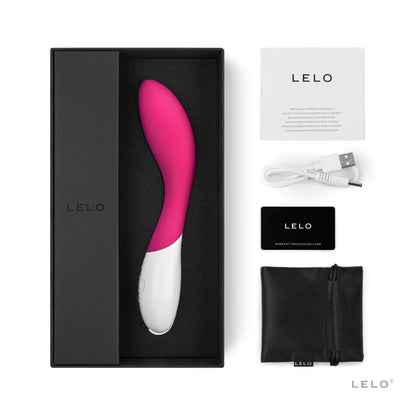 Mona 2 Cerise – Rechargeable, Discreet, Intimate Wellness Accessory – Quiet, Rechargeable, Waterproof, Couples & Solo Use, Discreet Intimate Wellness Accessory