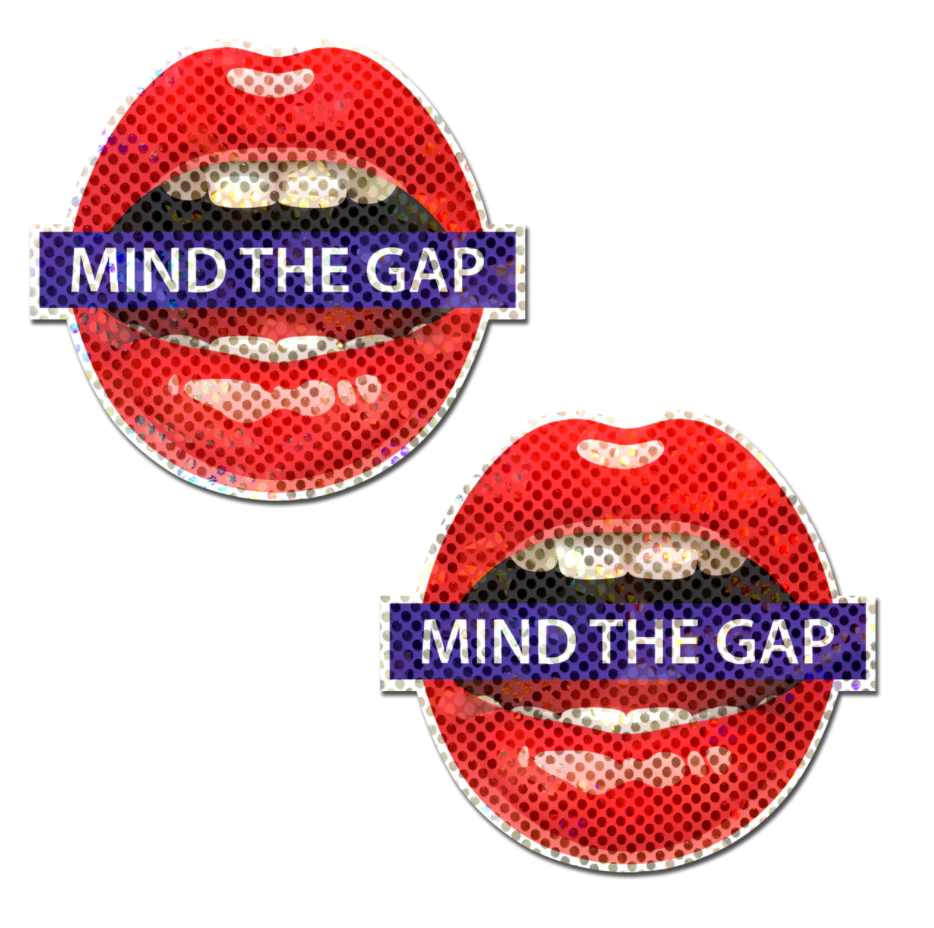 Mind the Gap: London UK Lips Pasties – Rechargeable, Discreet, Intimate Wellness Accessory – Quiet, Rechargeable, Waterproof, Couples & Solo Use, Discreet Intimate Wellness Accessory