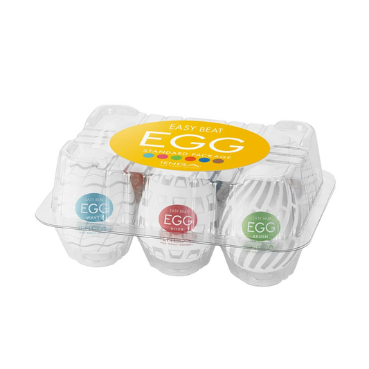 EGG New Standard 6 Pack Variety Pack – Rechargeable, Discreet, Intimate Wellness Accessory – Quiet, Rechargeable, Waterproof, Couples & Solo Use, Discreet Intimate Wellness Accessory