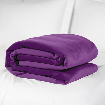 Fascinator Throw Aubrergine Microvelvet - Regular Size – Rechargeable, Discreet, Intimate Wellness Accessory – Quiet, Rechargeable, Waterproof, Couples & Solo Use, Discreet Intimate Wellness Accessory