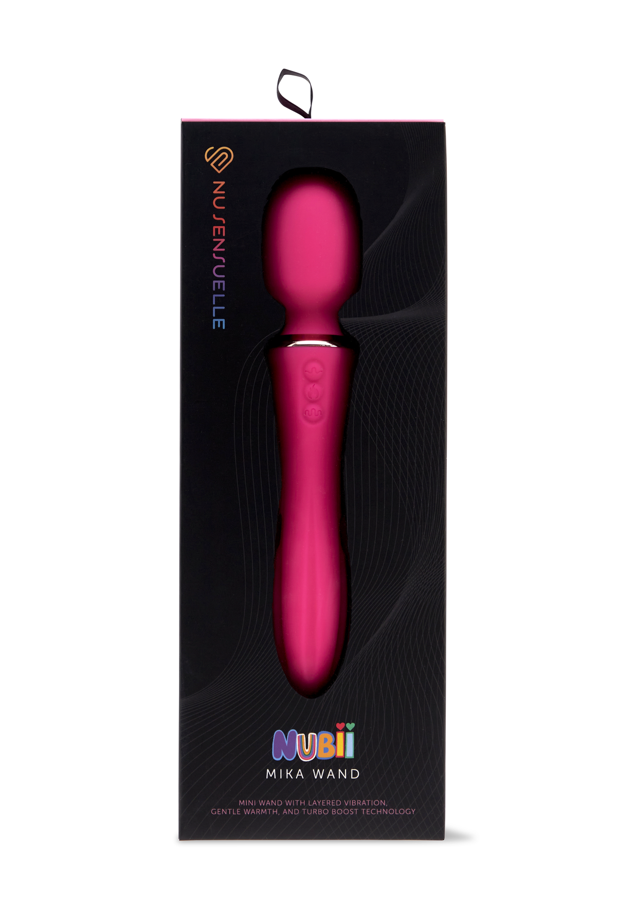 Nu Sensuelle MIKA MINI WAND - PINK – Rechargeable, Discreet, Intimate Wellness Accessory – Quiet, Rechargeable, Waterproof, Couples & Solo Use, Discreet Intimate Wellness Accessory