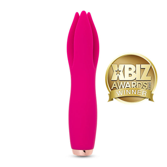 TULIP - MAGENTA – Rechargeable, Discreet, Intimate Wellness Accessory – Quiet, Rechargeable, Waterproof, Couples & Solo Use, Discreet Intimate Wellness Accessory