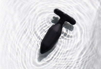 Onyx Vibrating Butt Plug Black – Rechargeable, Discreet, Intimate Wellness Accessory – Quiet, Rechargeable, Waterproof, Couples & Solo Use, Discreet Intimate Wellness Accessory