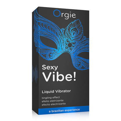 Orgie Sexy Vibe! Liquid massager Gel 15ml – Rechargeable, Discreet, Intimate Wellness Accessory – Quiet, Rechargeable, Waterproof, Couples & Solo Use, Discreet Intimate Wellness Accessory
