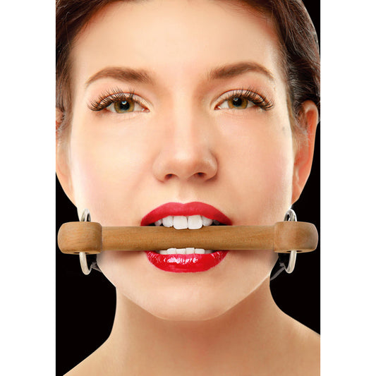 Ouch! Wooden Bridle - Black* – Rechargeable, Discreet, Intimate Wellness Accessory – Quiet, Rechargeable, Waterproof, Couples & Solo Use, Discreet Intimate Wellness Accessory