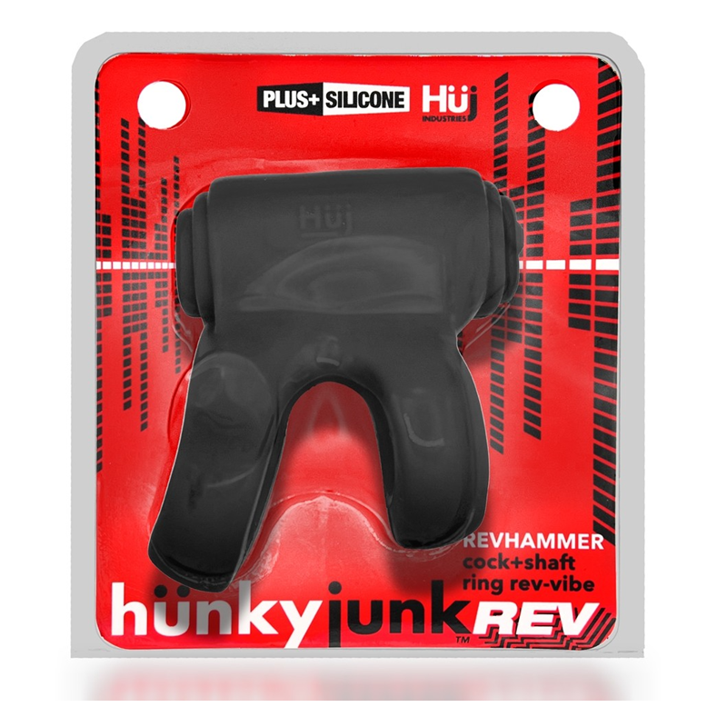 REVHAMMER, shaft vibe ring, TAR ICE w/ Red Vibe – Rechargeable, Discreet, Intimate Wellness Accessory – Quiet, Rechargeable, Waterproof, Couples & Solo Use, Discreet Intimate Wellness Accessory