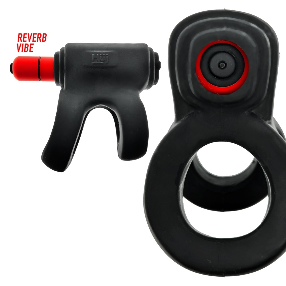 REVHAMMER, shaft vibe ring, TAR ICE w/ Red Vibe – Rechargeable, Discreet, Intimate Wellness Accessory – Quiet, Rechargeable, Waterproof, Couples & Solo Use, Discreet Intimate Wellness Accessory