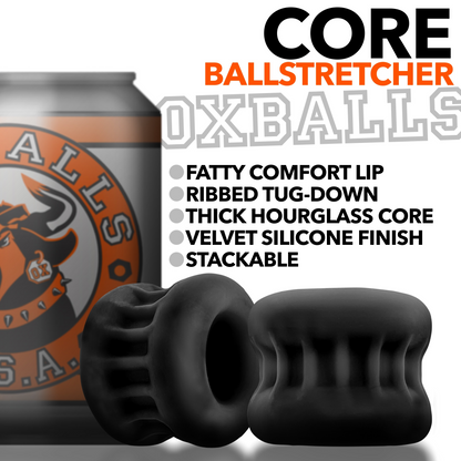 CORE ballstretcher, BLK ICE – Rechargeable, Discreet, Intimate Wellness Accessory – Quiet, Rechargeable, Waterproof, Couples & Solo Use, Discreet Intimate Wellness Accessory