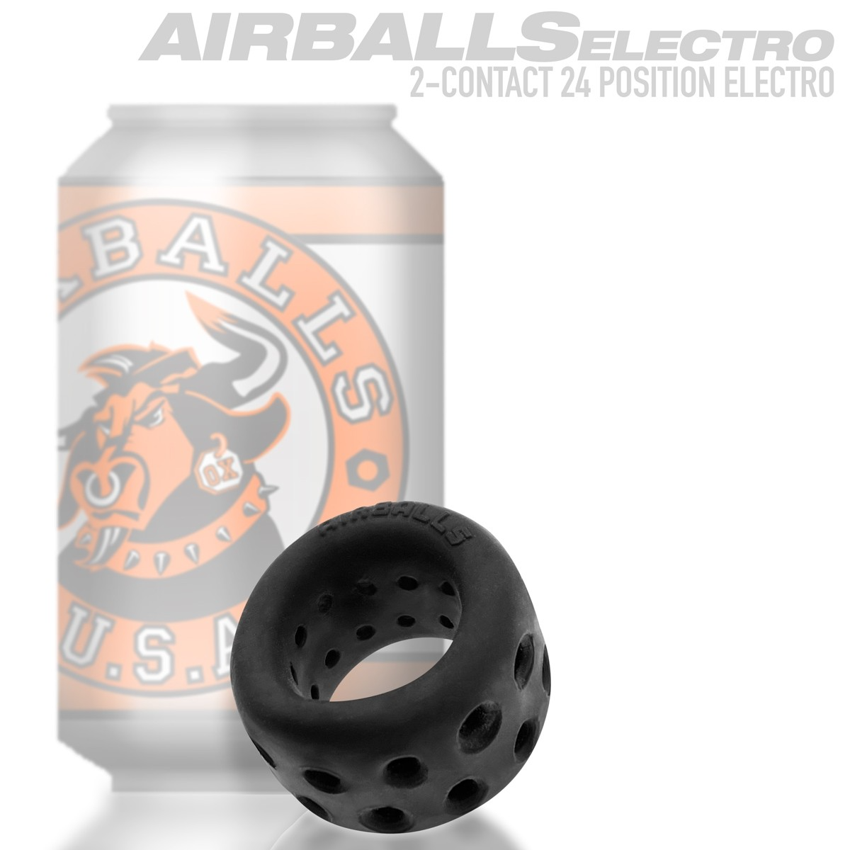 AIRBALLS, air-lite ballstretcher, BLACK ICE – Rechargeable, Discreet, Intimate Wellness Accessory – Quiet, Rechargeable, Waterproof, Couples & Solo Use, Discreet Intimate Wellness Accessory