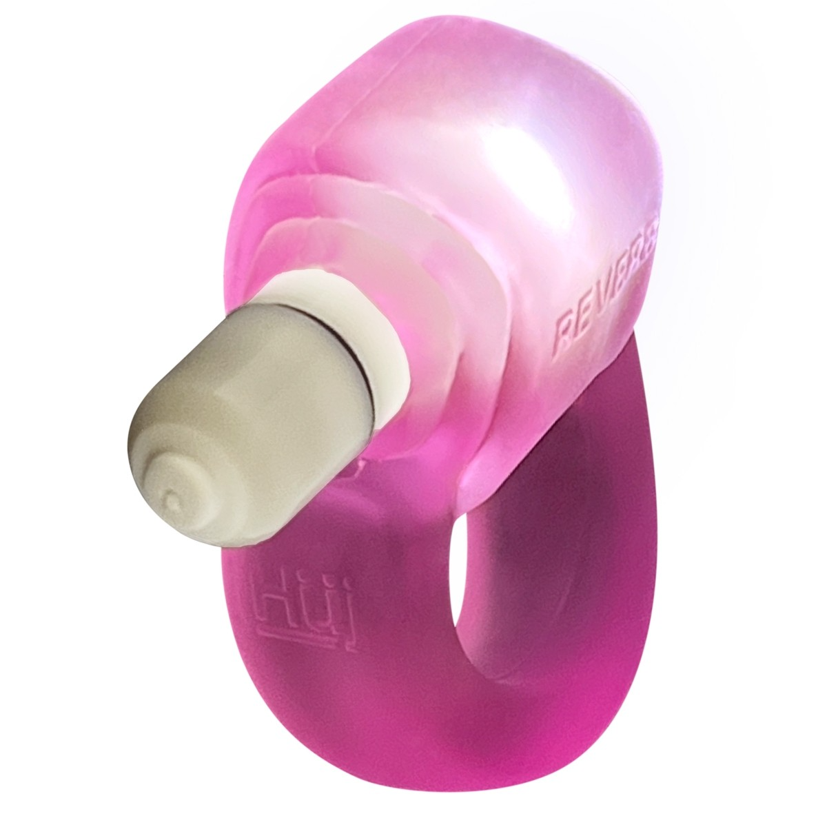 GLOWDICK, cockring with LED, PINK ICE – Rechargeable, Discreet, Intimate Wellness Accessory – Quiet, Rechargeable, Waterproof, Couples & Solo Use, Discreet Intimate Wellness Accessory