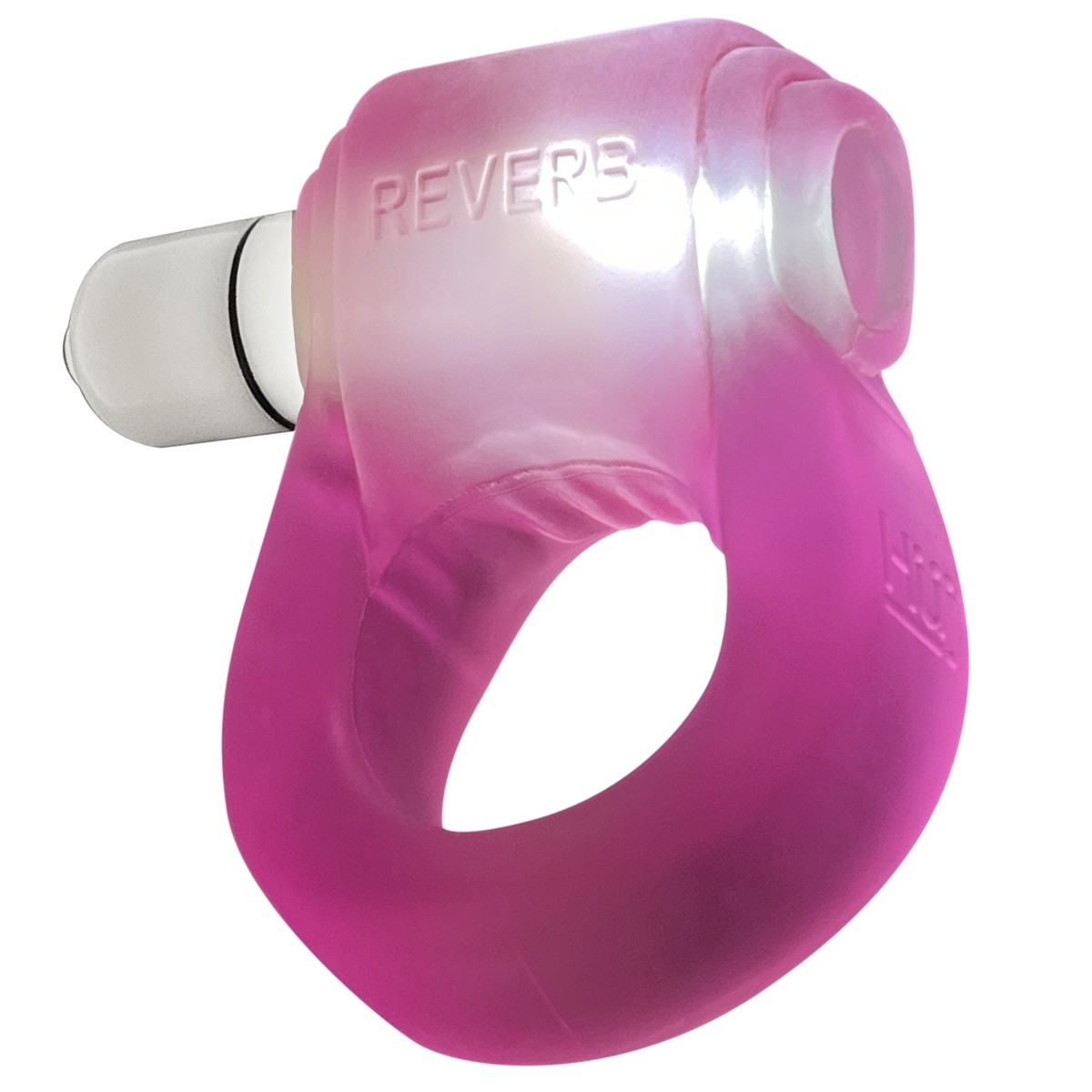 GLOWDICK, cockring with LED, PINK ICE – Rechargeable, Discreet, Intimate Wellness Accessory – Quiet, Rechargeable, Waterproof, Couples & Solo Use, Discreet Intimate Wellness Accessory