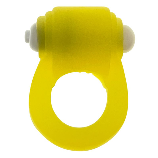 GLOWDICK, cockring with LED, YELLOW ICE – Rechargeable, Discreet, Intimate Wellness Accessory – Quiet, Rechargeable, Waterproof, Couples & Solo Use, Discreet Intimate Wellness Accessory