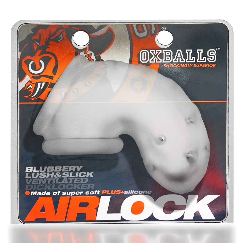 AIRLOCK, sling chastity, CLEAR ICE – Rechargeable, Discreet, Intimate Wellness Accessory – Quiet, Rechargeable, Waterproof, Couples & Solo Use, Discreet Intimate Wellness Accessory