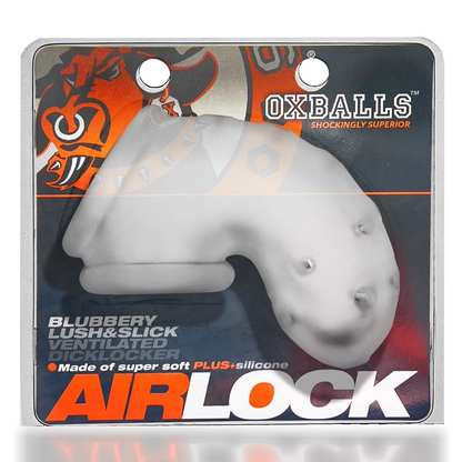 AIRLOCK, sling chastity, CLEAR ICE – Rechargeable, Discreet, Intimate Wellness Accessory – Quiet, Rechargeable, Waterproof, Couples & Solo Use, Discreet Intimate Wellness Accessory