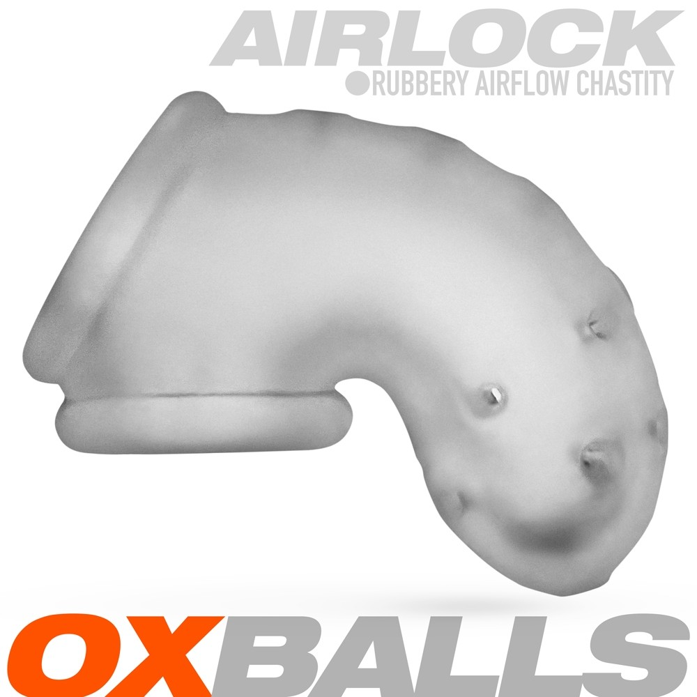 AIRLOCK, sling chastity, CLEAR ICE – Rechargeable, Discreet, Intimate Wellness Accessory – Quiet, Rechargeable, Waterproof, Couples & Solo Use, Discreet Intimate Wellness Accessory