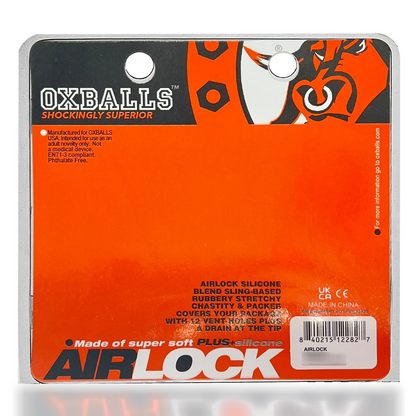 AIRLOCK, air-lite vented chastity, STEEL – Rechargeable, Discreet, Intimate Wellness Accessory – Quiet, Rechargeable, Waterproof, Couples & Solo Use, Discreet Intimate Wellness Accessory