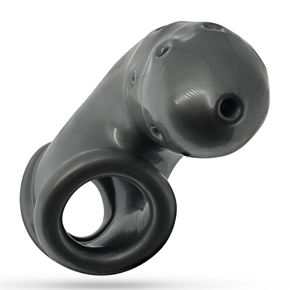 AIRLOCK, air-lite vented chastity, STEEL – Rechargeable, Discreet, Intimate Wellness Accessory – Quiet, Rechargeable, Waterproof, Couples & Solo Use, Discreet Intimate Wellness Accessory