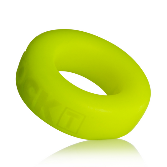 male-T, cockring, ACID YELLOW – Rechargeable, Discreet, Intimate Wellness Accessory – Quiet, Rechargeable, Waterproof, Couples & Solo Use, Discreet Intimate Wellness Accessory