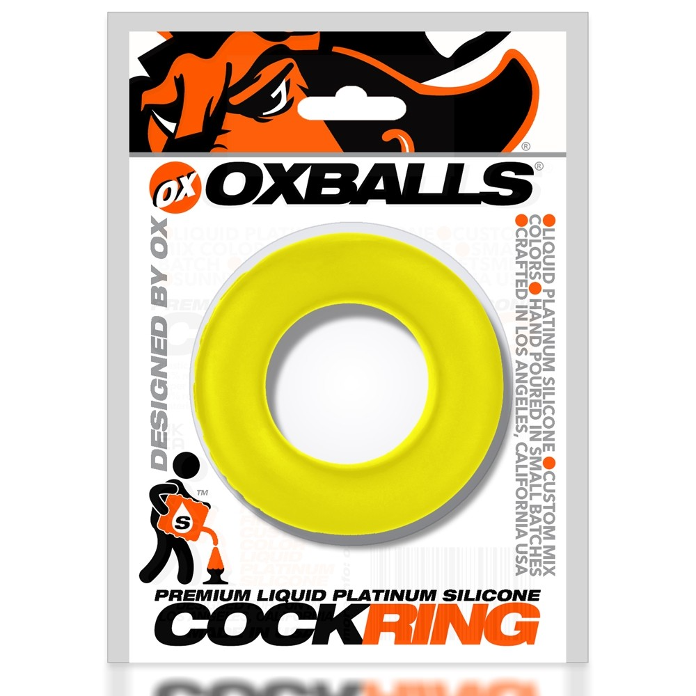 male-T, cockring, ACID YELLOW – Rechargeable, Discreet, Intimate Wellness Accessory – Quiet, Rechargeable, Waterproof, Couples & Solo Use, Discreet Intimate Wellness Accessory