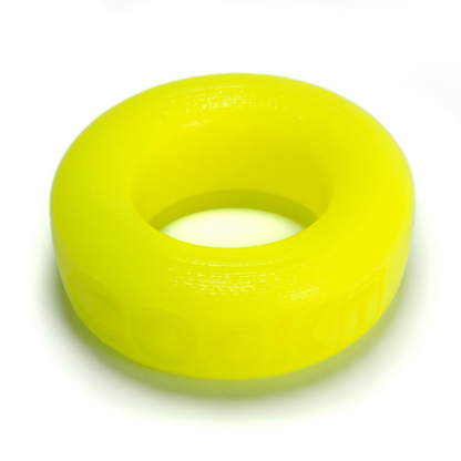 male-T, cockring, ACID YELLOW – Rechargeable, Discreet, Intimate Wellness Accessory – Quiet, Rechargeable, Waterproof, Couples & Solo Use, Discreet Intimate Wellness Accessory