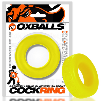 male-T, cockring, ACID YELLOW – Rechargeable, Discreet, Intimate Wellness Accessory – Quiet, Rechargeable, Waterproof, Couples & Solo Use, Discreet Intimate Wellness Accessory