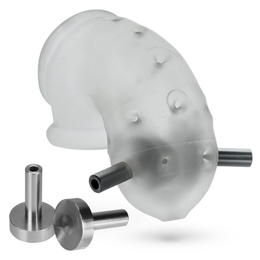 AIRLOCK ELECTRO, air-lite vented chastity, CLEAR ICE – Rechargeable, Discreet, Intimate Wellness Accessory – Quiet, Rechargeable, Waterproof, Couples & Solo Use, Discreet Intimate Wellness Accessory