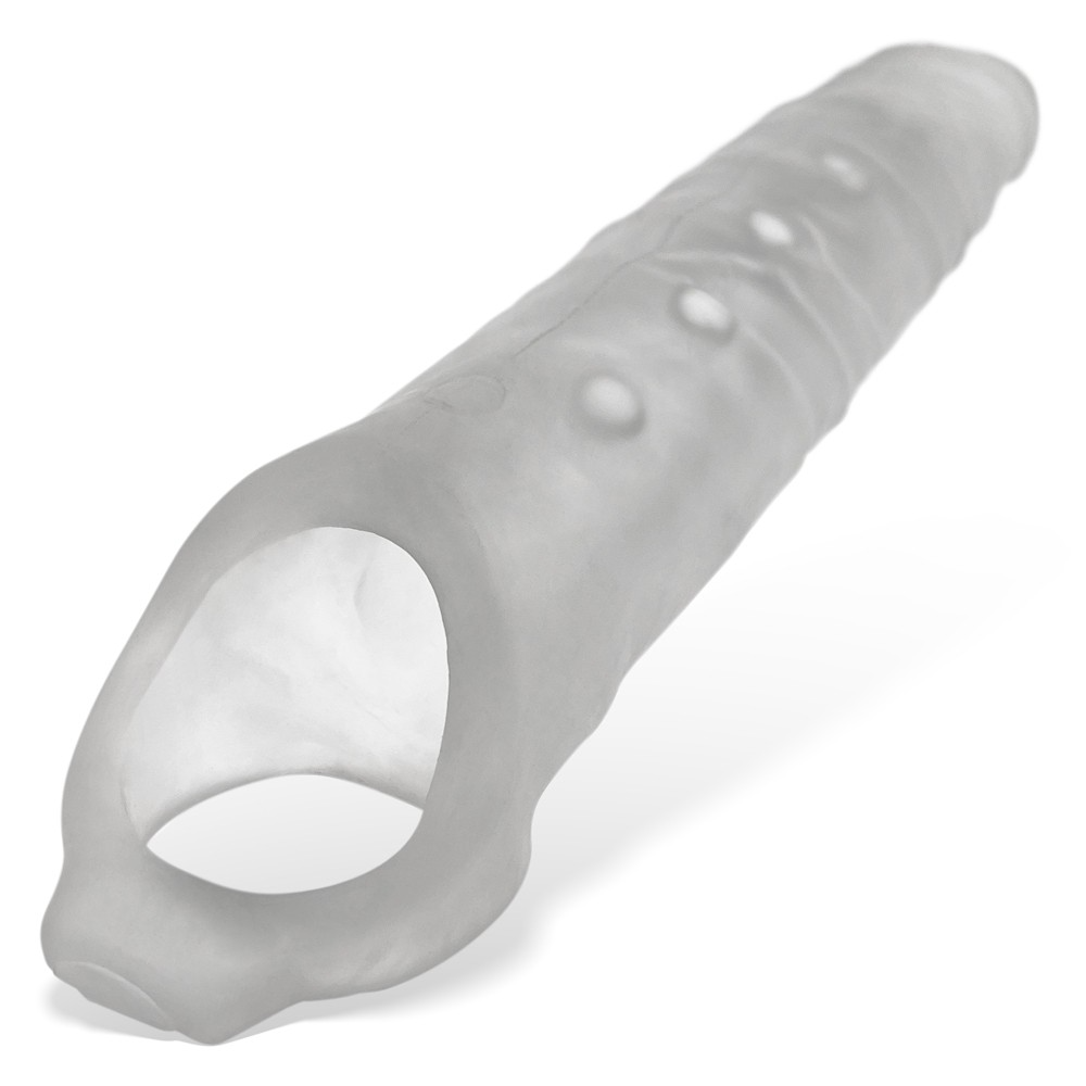 SNAKE, longest cocksheath, CLEAR ICE – Rechargeable, Discreet, Intimate Wellness Accessory – Quiet, Rechargeable, Waterproof, Couples & Solo Use, Discreet Intimate Wellness Accessory