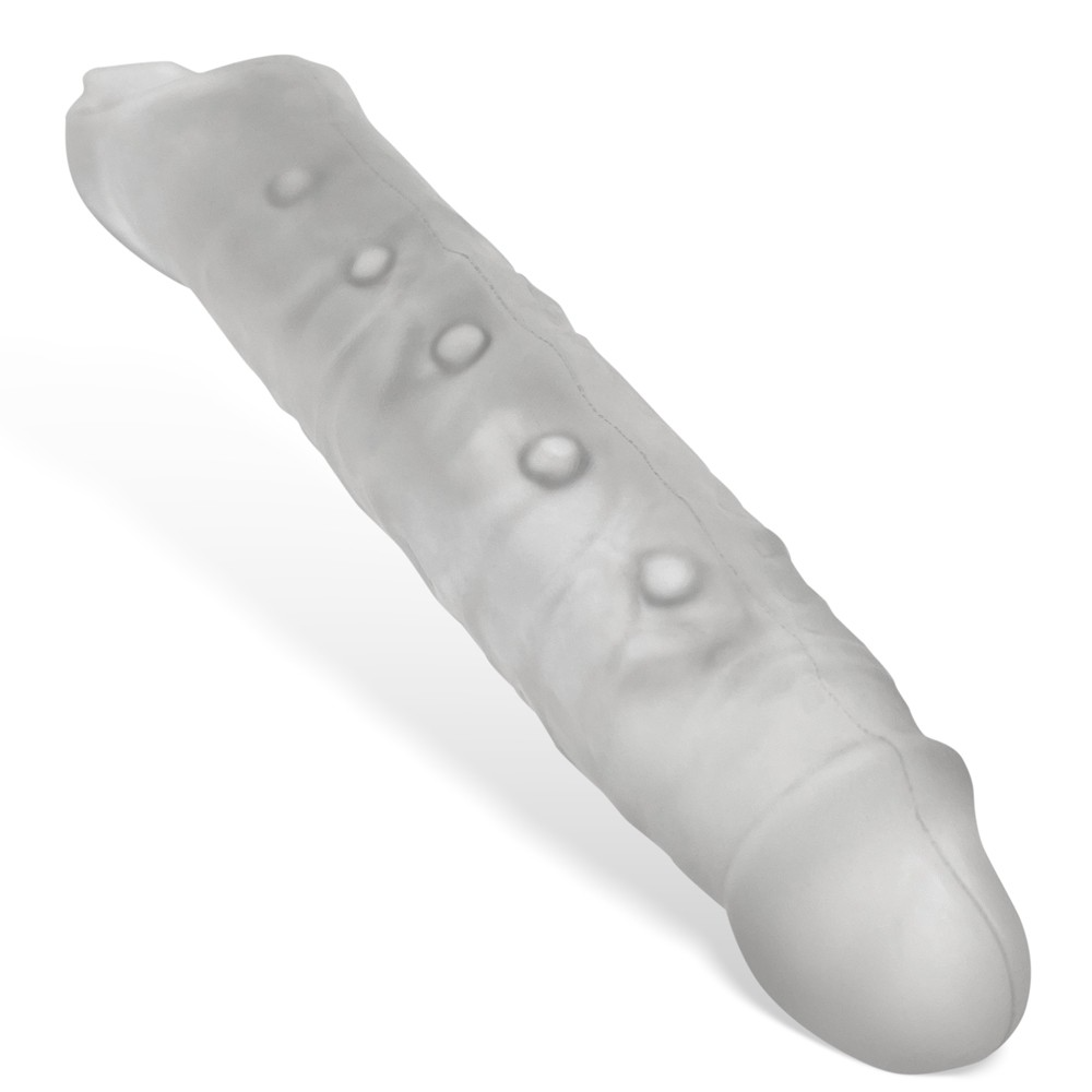 SNAKE, longest cocksheath, CLEAR ICE – Rechargeable, Discreet, Intimate Wellness Accessory – Quiet, Rechargeable, Waterproof, Couples & Solo Use, Discreet Intimate Wellness Accessory