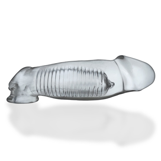 HULK, gargantic cocksheath, CLEAR – Rechargeable, Discreet, Intimate Wellness Accessory – Quiet, Rechargeable, Waterproof, Couples & Solo Use, Discreet Intimate Wellness Accessory