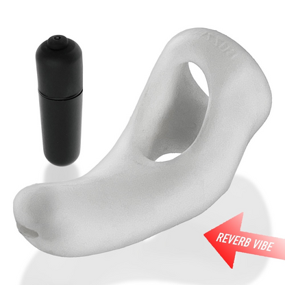 BUZZFUCK, sling with taint vibe, WHITE ICE – Rechargeable, Discreet, Intimate Wellness Accessory – Quiet, Rechargeable, Waterproof, Couples & Solo Use, Discreet Intimate Wellness Accessory