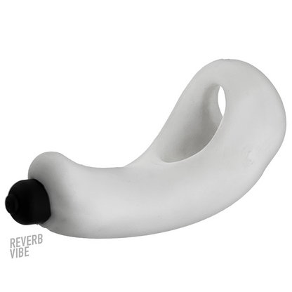 BUZZFUCK, sling with taint vibe, WHITE ICE – Rechargeable, Discreet, Intimate Wellness Accessory – Quiet, Rechargeable, Waterproof, Couples & Solo Use, Discreet Intimate Wellness Accessory