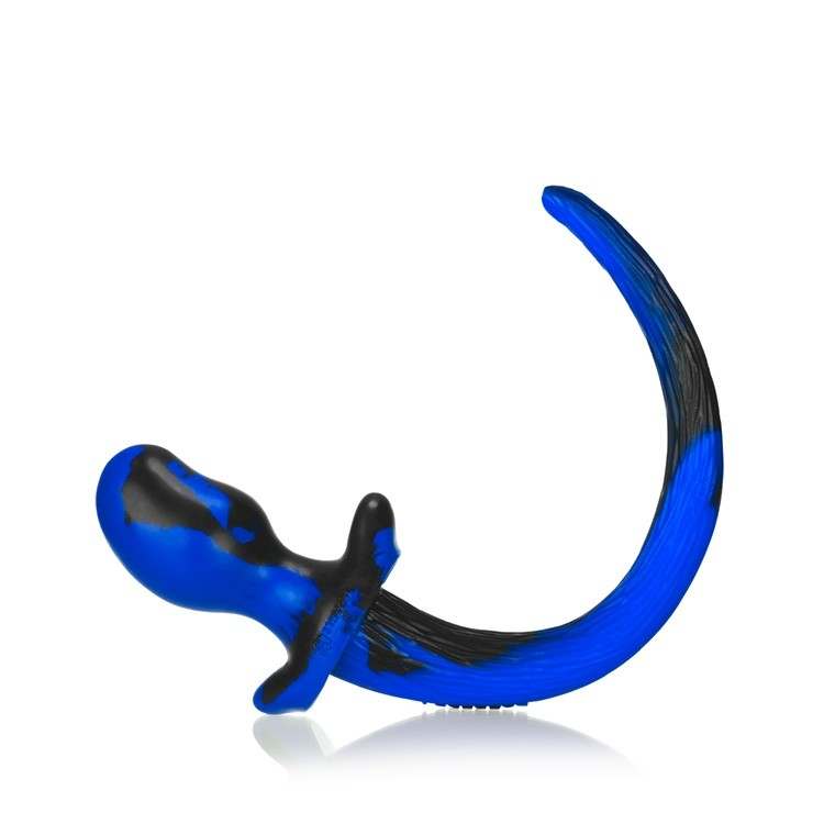 BULLDOG, puppy tail buttplug, POLICE SWIRL, Large – Rechargeable, Discreet, Intimate Wellness Accessory – Quiet, Rechargeable, Waterproof, Couples & Solo Use, Discreet Intimate Wellness Accessory