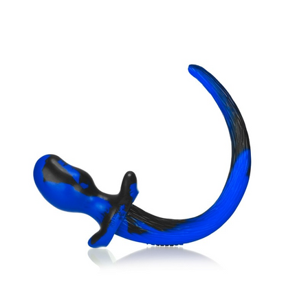 BULLDOG, puppy tail buttplug, POLICE SWIRL, Large – Rechargeable, Discreet, Intimate Wellness Accessory – Quiet, Rechargeable, Waterproof, Couples & Solo Use, Discreet Intimate Wellness Accessory