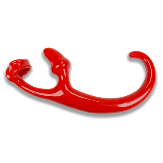 ALIEN TAIL, butt plug + sling, RED – Rechargeable, Discreet, Intimate Wellness Accessory – Quiet, Rechargeable, Waterproof, Couples & Solo Use, Discreet Intimate Wellness Accessory