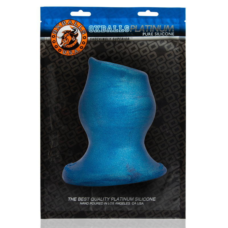 PIGHOLE MORPH-4, hollow plug, BLUEBALLS, X-Large – Rechargeable, Discreet, Intimate Wellness Accessory – Quiet, Rechargeable, Waterproof, Couples & Solo Use, Discreet Intimate Wellness Accessory
