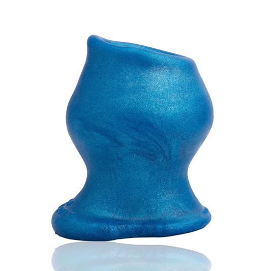 PIG HOLE MORPH, hollow plug, BLUEBALLS METALLIC – Rechargeable, Discreet, Intimate Wellness Accessory – Quiet, Rechargeable, Waterproof, Couples & Solo Use, Discreet Intimate Wellness Accessory