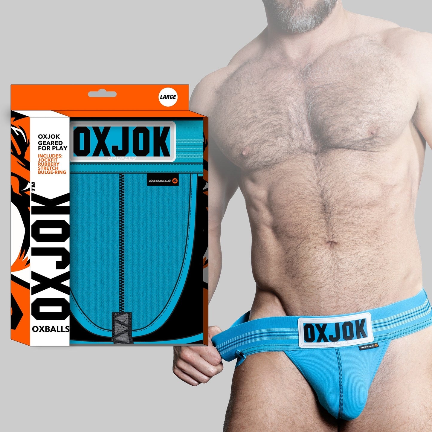 SLINGJOCK, upthrust slider-strap jock, POOL, XX-LARGE – Rechargeable, Discreet, Intimate Wellness Accessory – Quiet, Rechargeable, Waterproof, Couples & Solo Use, Discreet Intimate Wellness Accessory