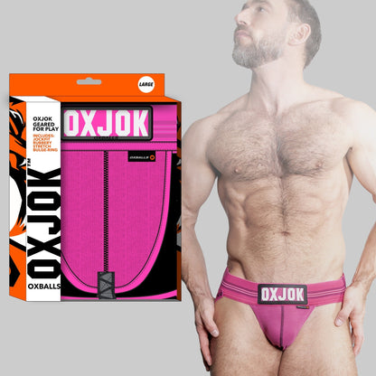 SLINGJOCK, upthrust slider-strap jock, PINK SKY, LARGE – Rechargeable, Discreet, Intimate Wellness Accessory – Quiet, Rechargeable, Waterproof, Couples & Solo Use, Discreet Intimate Wellness Accessory