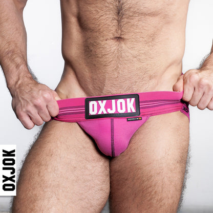 SLINGJOCK, upthrust slider-strap jock, PINK SKY, XX-LARGE – Rechargeable, Discreet, Intimate Wellness Accessory – Quiet, Rechargeable, Waterproof, Couples & Solo Use, Discreet Intimate Wellness Accessory